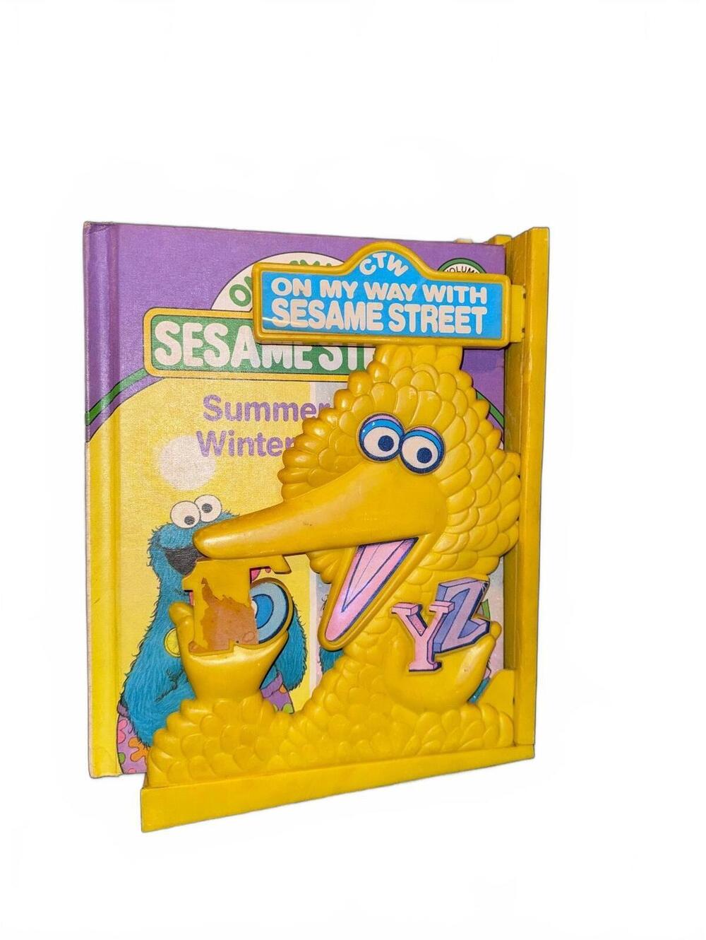 On My Way With Sesame Street Complete 15-Book Set with Big Bird Bookends
